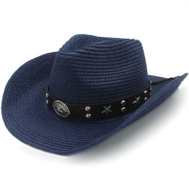 Chapeau De Paille Bleu
